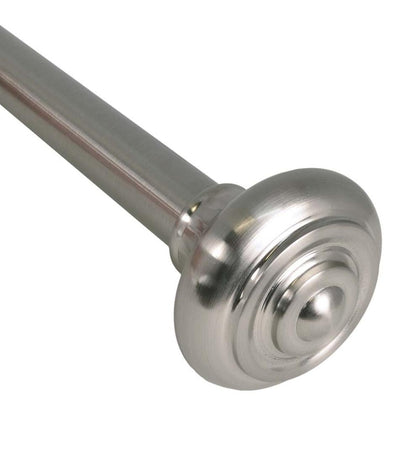 Plow & Hearth Curtain Rods & Hardware Indoor Living Lexington Adjustable Curtain Rod Collection With Royale Finial
