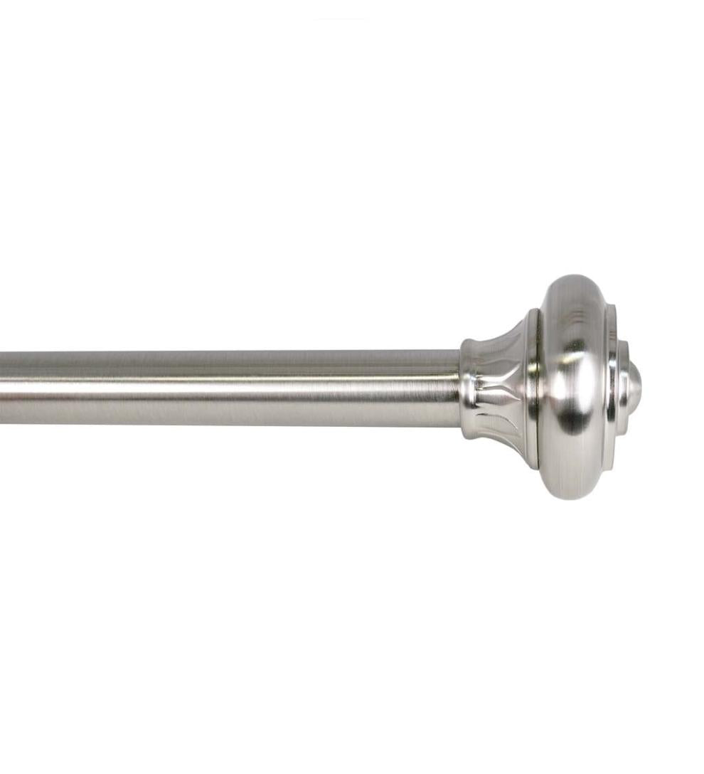 Plow & Hearth Curtain Rods & Hardware Indoor Living Lexington Adjustable Curtain Rod Collection With Royale Finial