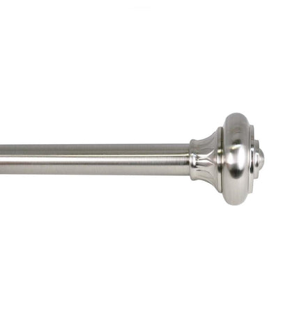 Plow & Hearth Curtain Rods & Hardware Indoor Living Lexington Adjustable Curtain Rod Collection With Royale Finial