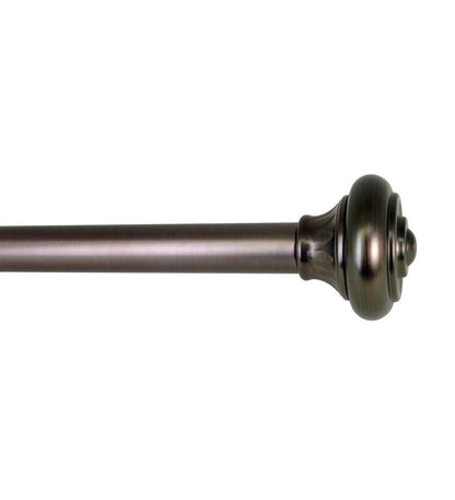 Plow & Hearth Curtain Rods & Hardware Indoor Living Lexington Adjustable Curtain Rod Collection With Royale Finial
