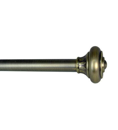 Plow & Hearth Curtain Rods & Hardware Indoor Living Lexington Adjustable Curtain Rod Collection With Royale Finial