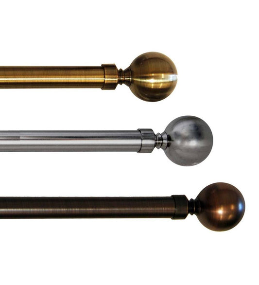 Plow & Hearth Curtain Rods & Hardware Indoor Living Lexington Adjustable Curtain Rod Collection