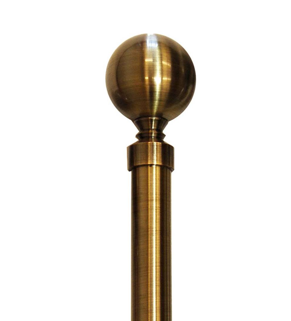 Plow & Hearth Curtain Rods & Hardware Indoor Living Lexington Adjustable Curtain Rod Collection
