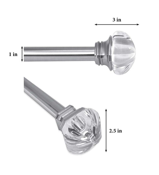 Plow & Hearth Curtain Rods & Hardware Indoor Living Regal Curtain Rod Set