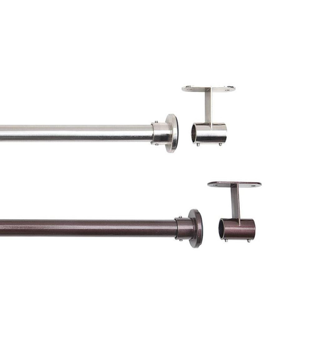 Plow & Hearth Curtain Rods & Hardware Indoor Living Stainless Steel Indoor Or Outdoor Tension Curtain Rod