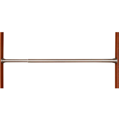 Plow & Hearth Curtain Rods & Hardware Indoor Living Stainless Steel Indoor-Outdoor Spring Tension Curtain Rod Set