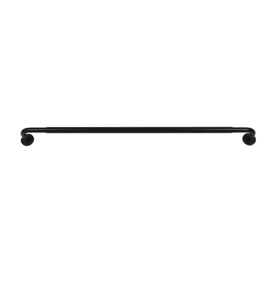 Plow & Hearth Curtain Rods & Hardware Indoor Living Steel Wraparound Privacy Curtain Rod