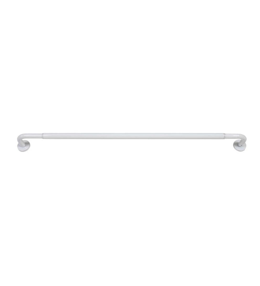 Plow & Hearth Curtain Rods & Hardware Indoor Living Steel Wraparound Privacy Curtain Rod
