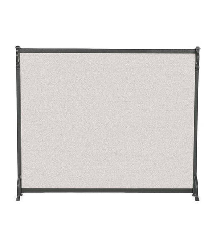 Plow & Hearth Custom Fire Screens Fireplace & Hearth Small Custom Craftsman Flat Guard - Under 1,350 Sq. Inches - Black