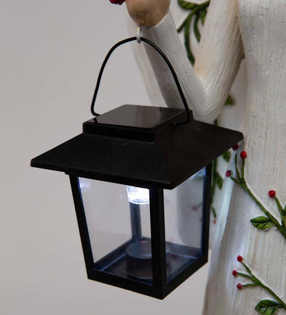 Plow & Hearth Deck & Patio Accents Outdoor Living Angel Garden Statue With Solar Lantern