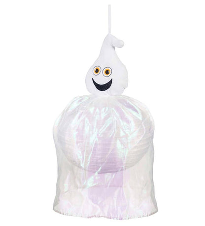 Plow & Hearth Deck & Patio Accents Outdoor Living Beaming Buddies Collapsible Ghost Halloween Lantern