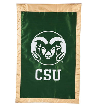 Plow & Hearth Deck & Patio Accents Outdoor Living Double-Sided College Team Pride Applique House Flag - East Carolina Univ