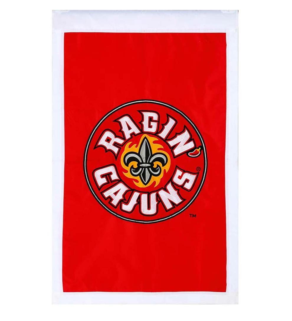 Plow & Hearth Deck & Patio Accents Outdoor Living Double-Sided College Team Pride Applique House Flag - East Carolina Univ