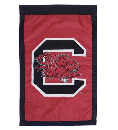 Plow & Hearth Deck & Patio Accents Outdoor Living Double-Sided College Team Pride Applique House Flag - East Carolina Univ