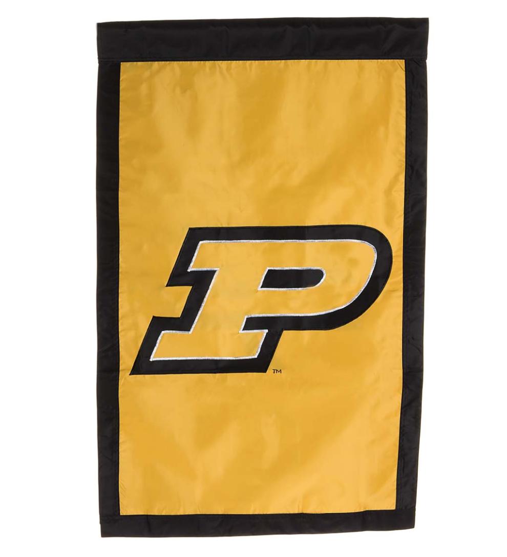Plow & Hearth Deck & Patio Accents Outdoor Living Double-Sided College Team Pride Applique House Flag - East Carolina Univ