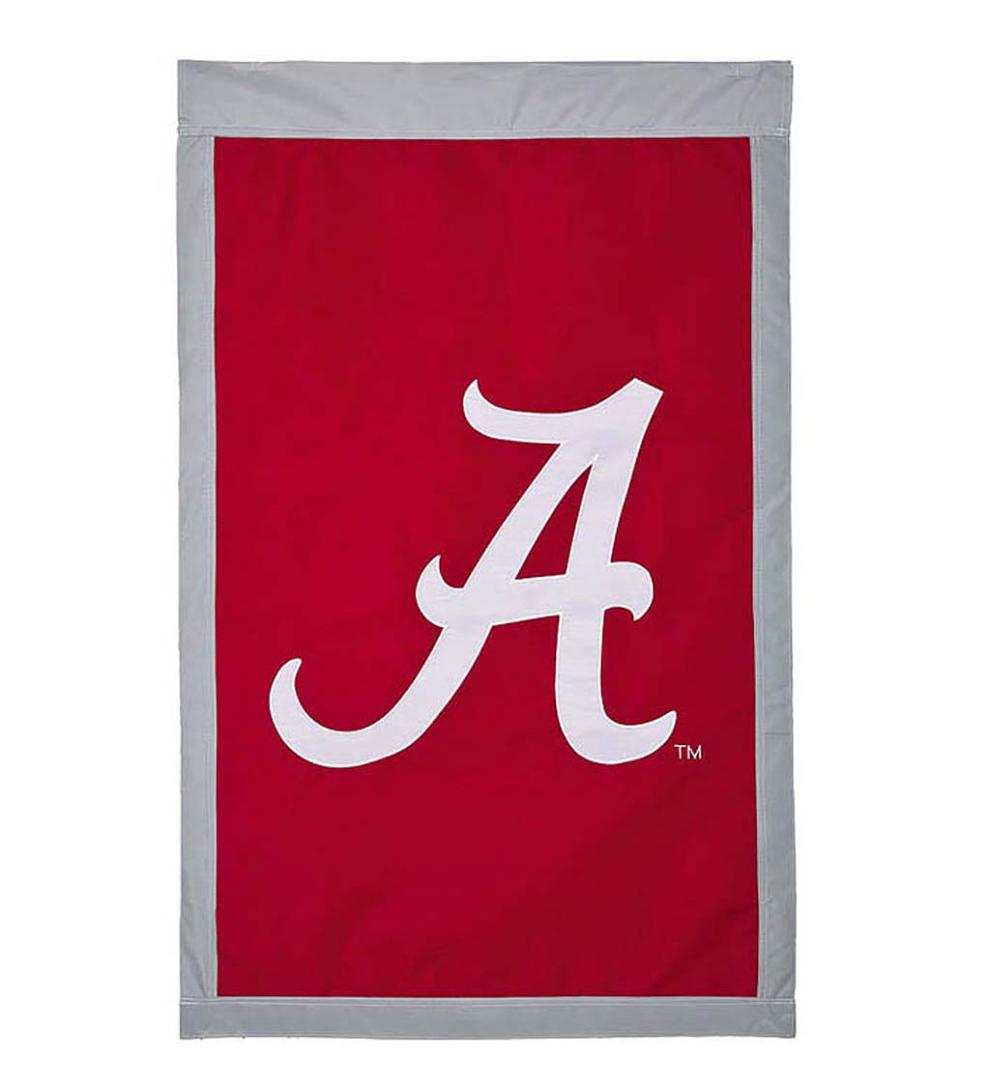 Plow & Hearth Deck & Patio Accents Outdoor Living Double-Sided College Team Pride Applique House Flag - East Carolina Univ