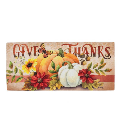 Plow & Hearth Deck & Patio Accents Outdoor Living Give Thanks Sassafras Switch Mat