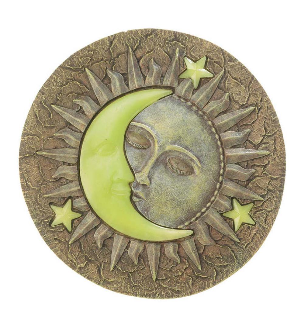 Plow & Hearth Deck & Patio Accents Outdoor Living Glow-In-The-Dark Celestial Stepping Stones