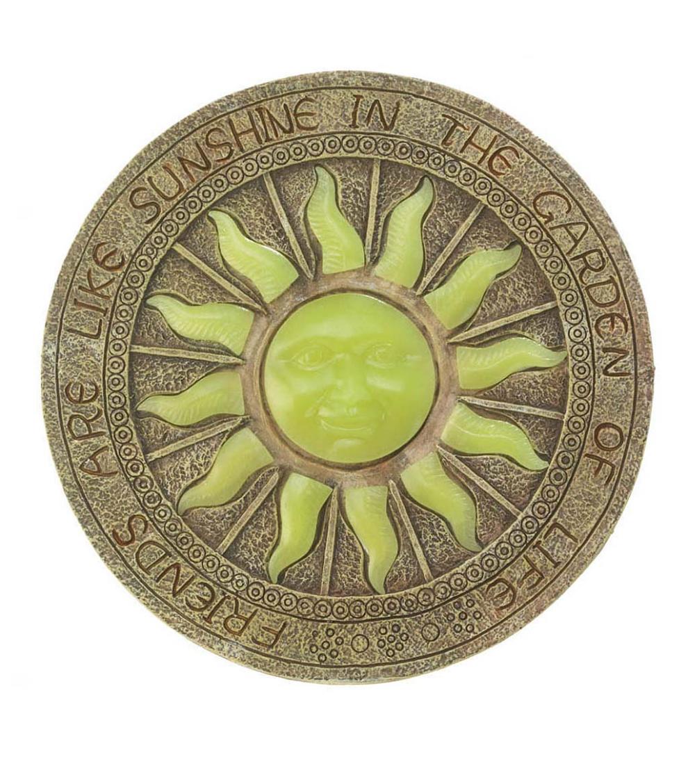 Plow & Hearth Deck & Patio Accents Outdoor Living Glow-In-The-Dark Celestial Stepping Stones