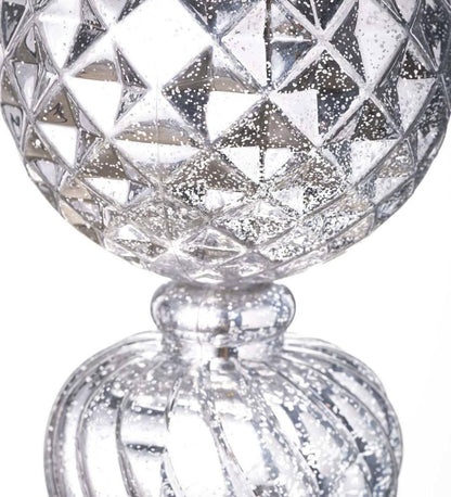 Plow & Hearth Deck & Patio Accents Outdoor Living Indoor/Outdoor Shatterproof Holiday Lighted Large Finial Hanging Ornament - Finial Red