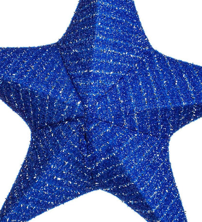 Plow & Hearth Deck & Patio Accents Outdoor Living Lighted Hanging Fabric Star