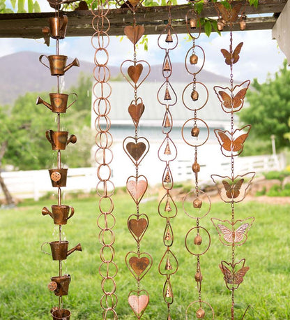 Plow & Hearth Deck & Patio Accents Outdoor Living Link Rain Chain