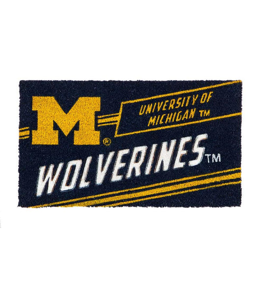 Plow & Hearth Deck & Patio Accents Outdoor Living Ncaa University Coir Punch Mat - Auburn