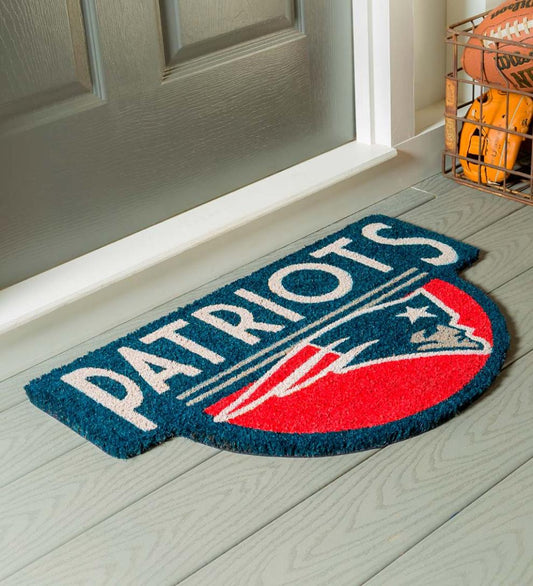 Plow & Hearth Deck & Patio Accents Outdoor Living Nfl Shaped Coir Door Mat - San Francisco 49S