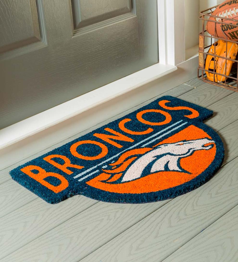 Plow & Hearth Deck & Patio Accents Outdoor Living Nfl Shaped Coir Door Mat - San Francisco 49S