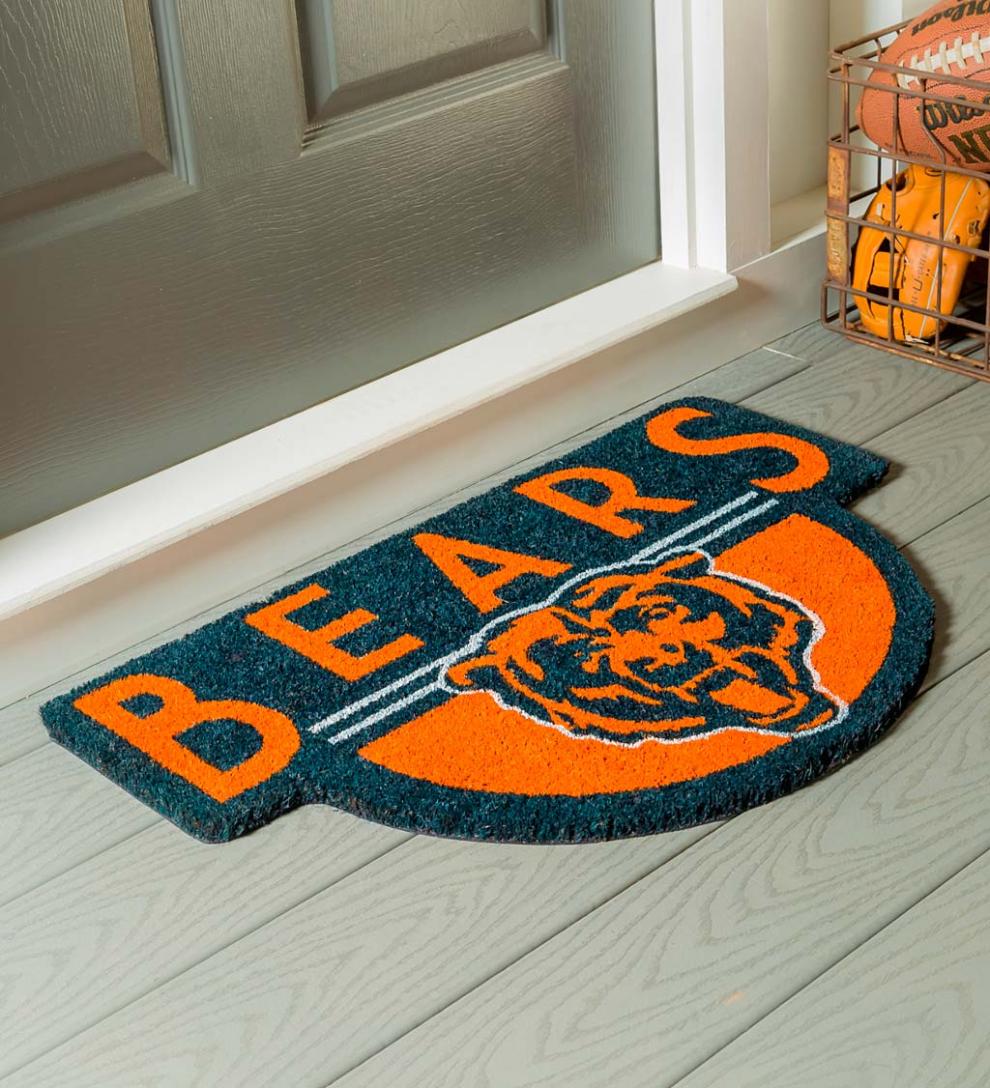 Plow & Hearth Deck & Patio Accents Outdoor Living Nfl Shaped Coir Door Mat - San Francisco 49S