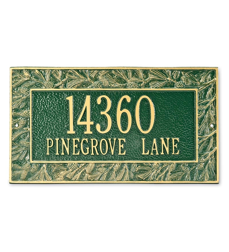 Plow & Hearth Deck & Patio Accents Outdoor Living Pine Cone Plaques For Wall And Lawn