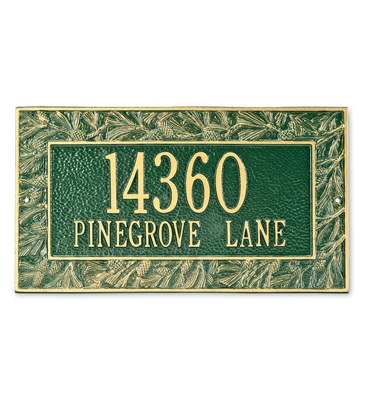 Plow & Hearth Deck & Patio Accents Outdoor Living Pine Cone Plaques For Wall And Lawn