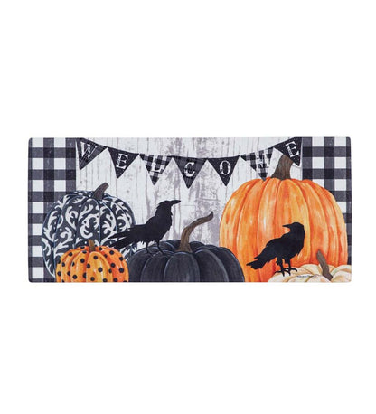 Plow & Hearth Deck & Patio Accents Outdoor Living Pumpkins And Crows Sassafras Switch Mat