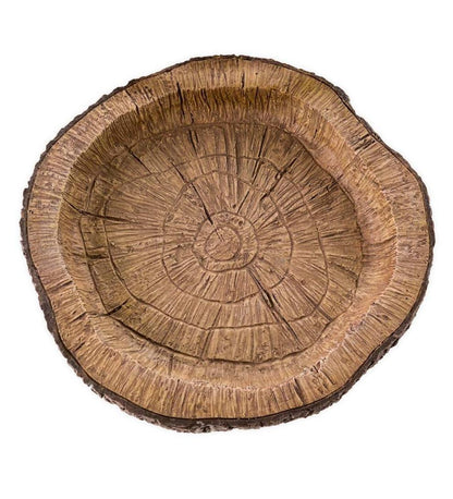 Plow & Hearth Deck & Patio Accents Outdoor Living Resin Raccoon Birdbath