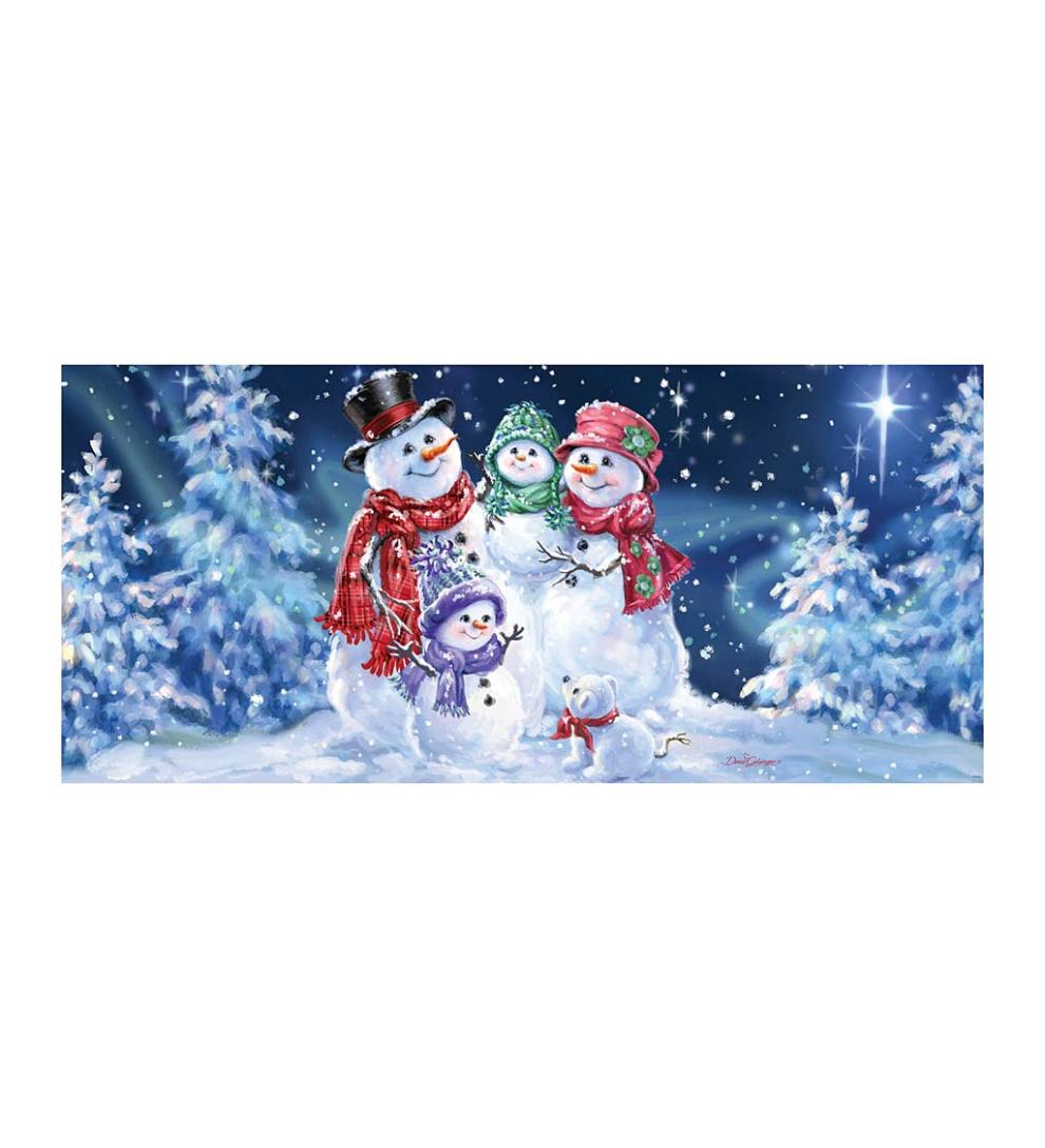 Plow & Hearth Deck & Patio Accents Outdoor Living Snowflake Family Sassafras Switch Mat