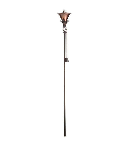 Plow & Hearth Deck & Patio Accents Outdoor Living Steel Garden Torches, Set Of 2 - Copper