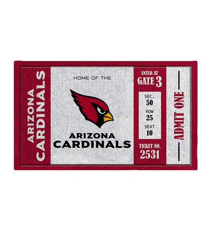Plow & Hearth Deck & Patio Accents Outdoor Living Team Turf Mat - Blackhawks