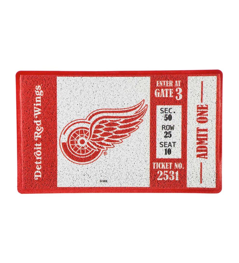 Plow & Hearth Deck & Patio Accents Outdoor Living Team Turf Mat - Blackhawks