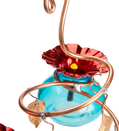 Plow & Hearth Deck & Patio Accents Outdoor Living Vinester Multi Hummingbird Feeder
