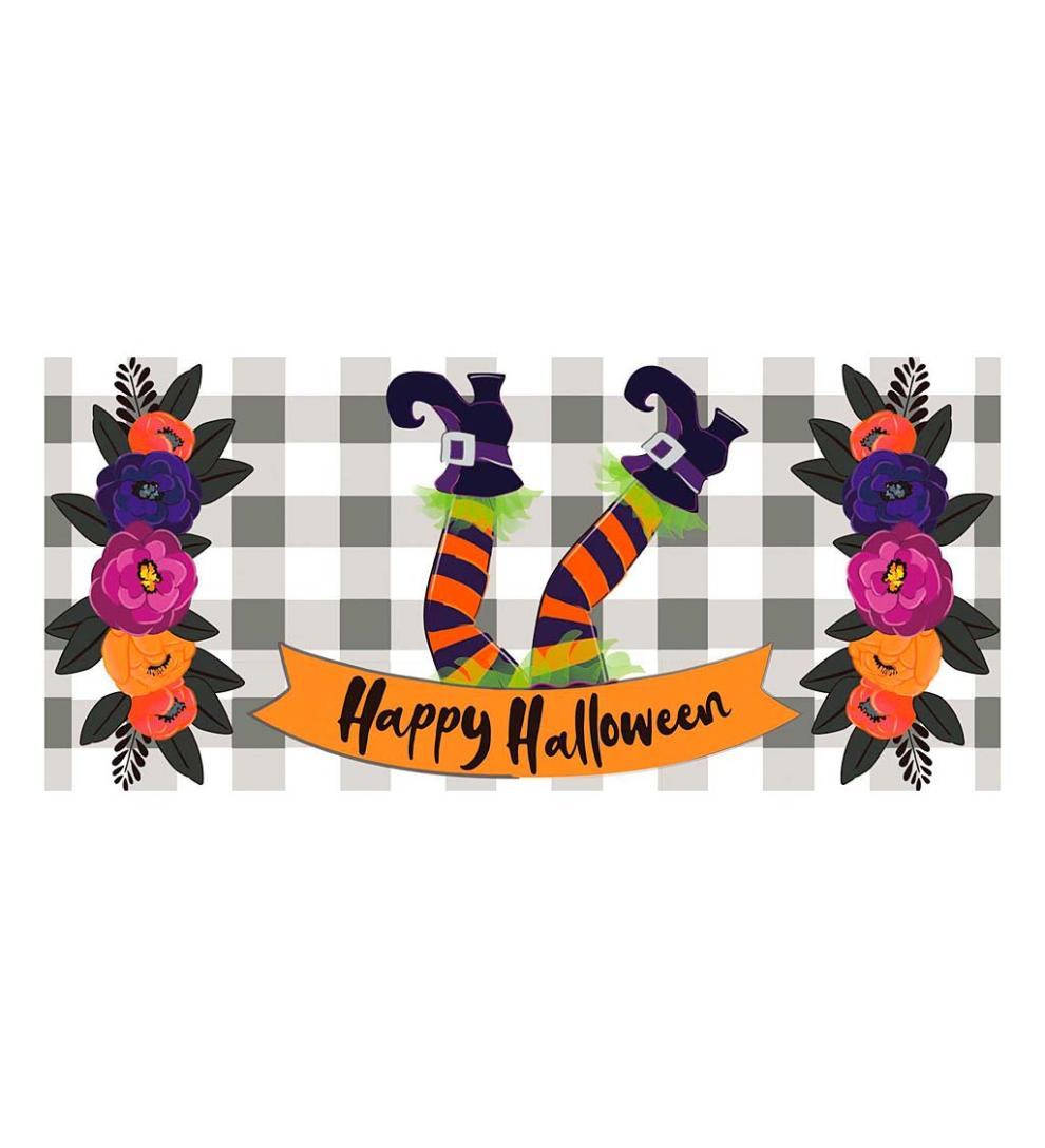 Plow & Hearth Deck & Patio Accents Outdoor Living Wicked Witch Legs Sassafras Switch Mat