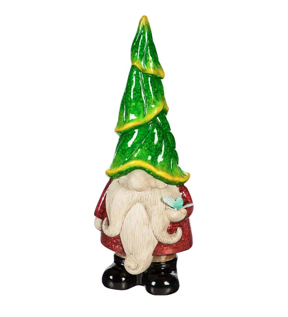 Plow & Hearth Decorative Garden Accents Yard & Garden Ceramic Garden Gnome Statuary