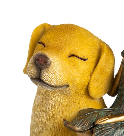 Plow & Hearth Decorative Garden Accents Yard & Garden Fairy And Dog Garden Statue