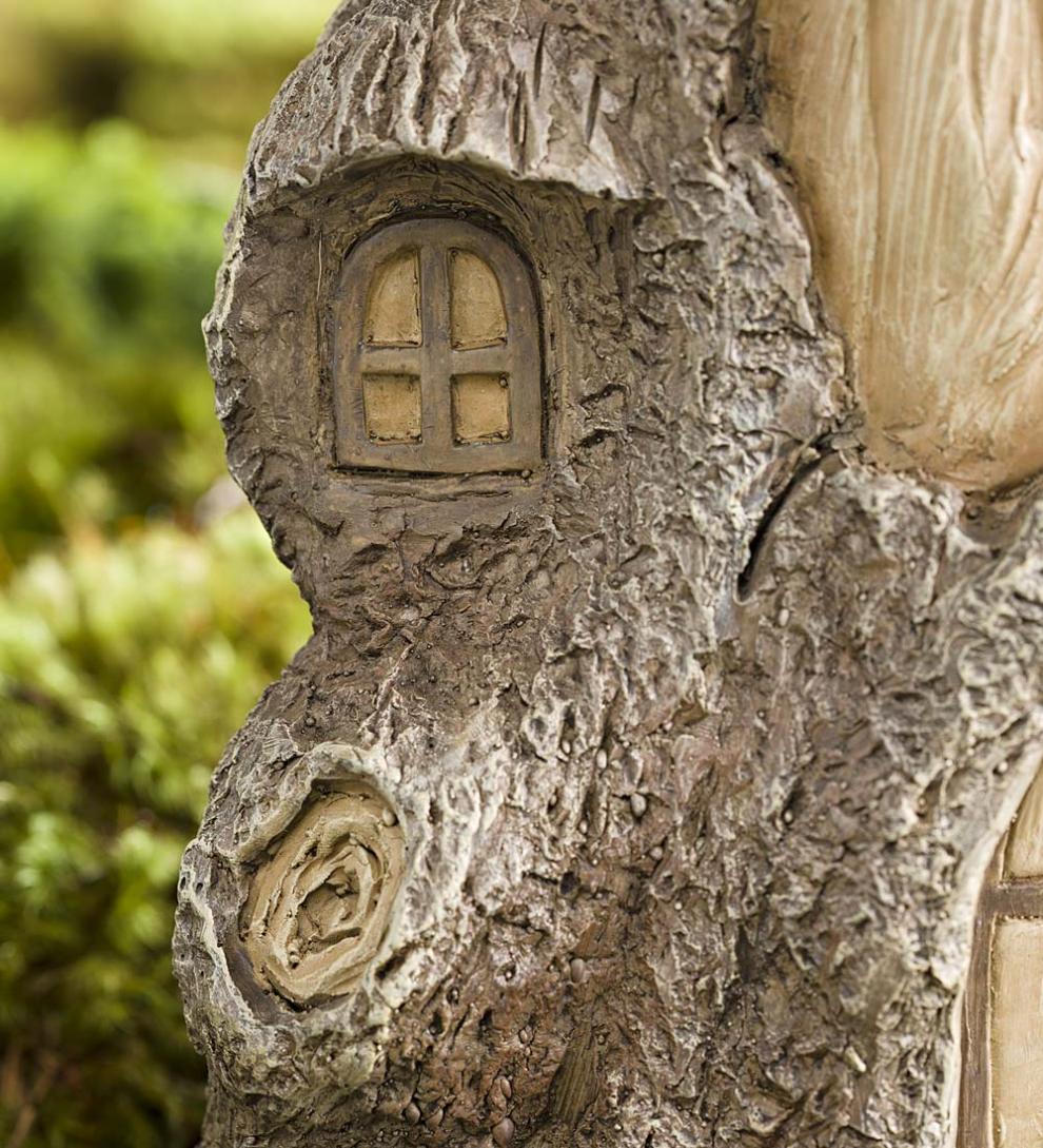Plow & Hearth Decorative Garden Accents Yard & Garden Full-Size Fairy Garden Birdbath