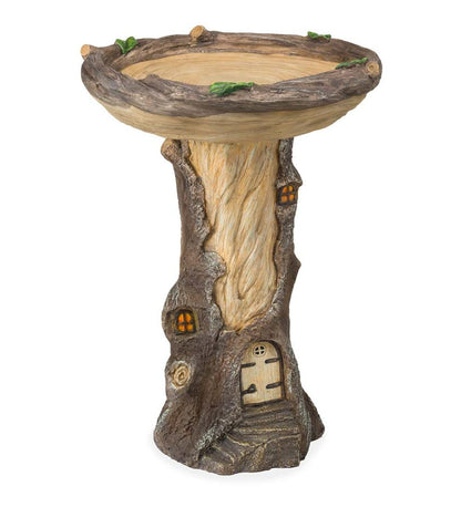 Plow & Hearth Decorative Garden Accents Yard & Garden Full-Size Fairy Garden Birdbath