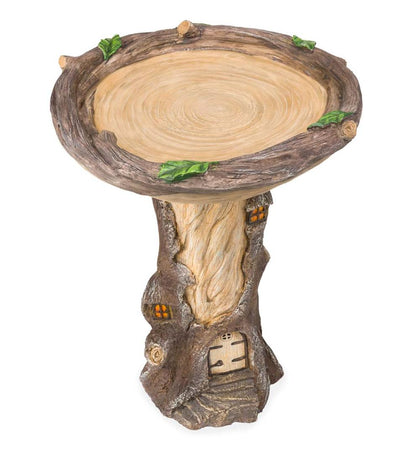 Plow & Hearth Decorative Garden Accents Yard & Garden Full-Size Fairy Garden Birdbath
