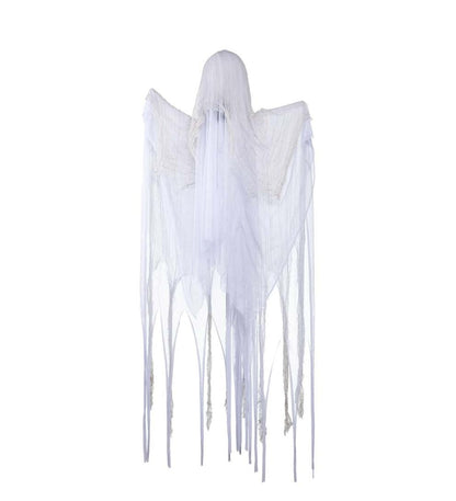 Plow & Hearth Decorative Garden Accents Yard & Garden Hanging Ghost With Color-Changing Lights