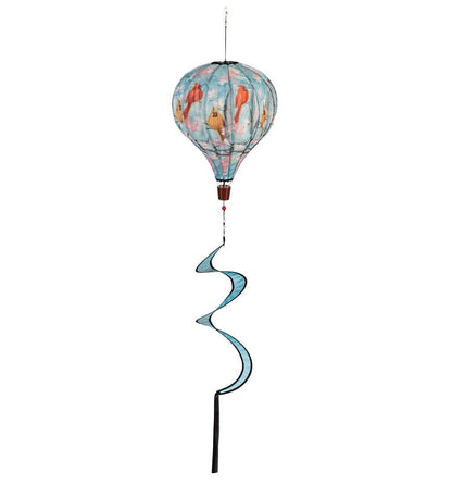Plow & Hearth Decorative Garden Accents Yard & Garden Hot Air Balloon Wind Spinner - Butterfly