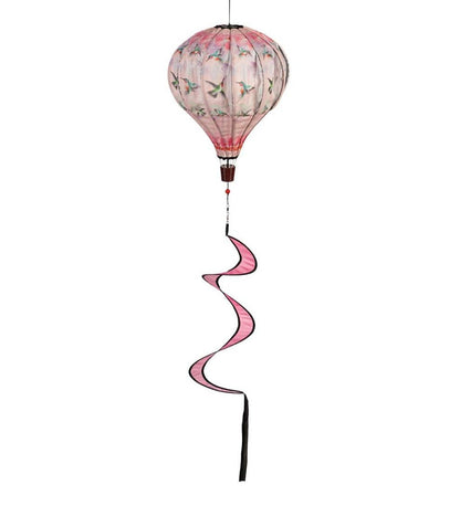 Plow & Hearth Decorative Garden Accents Yard & Garden Hot Air Balloon Wind Spinner - Butterfly