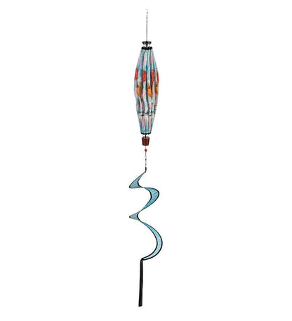 Plow & Hearth Decorative Garden Accents Yard & Garden Hot Air Balloon Wind Spinner - Butterfly