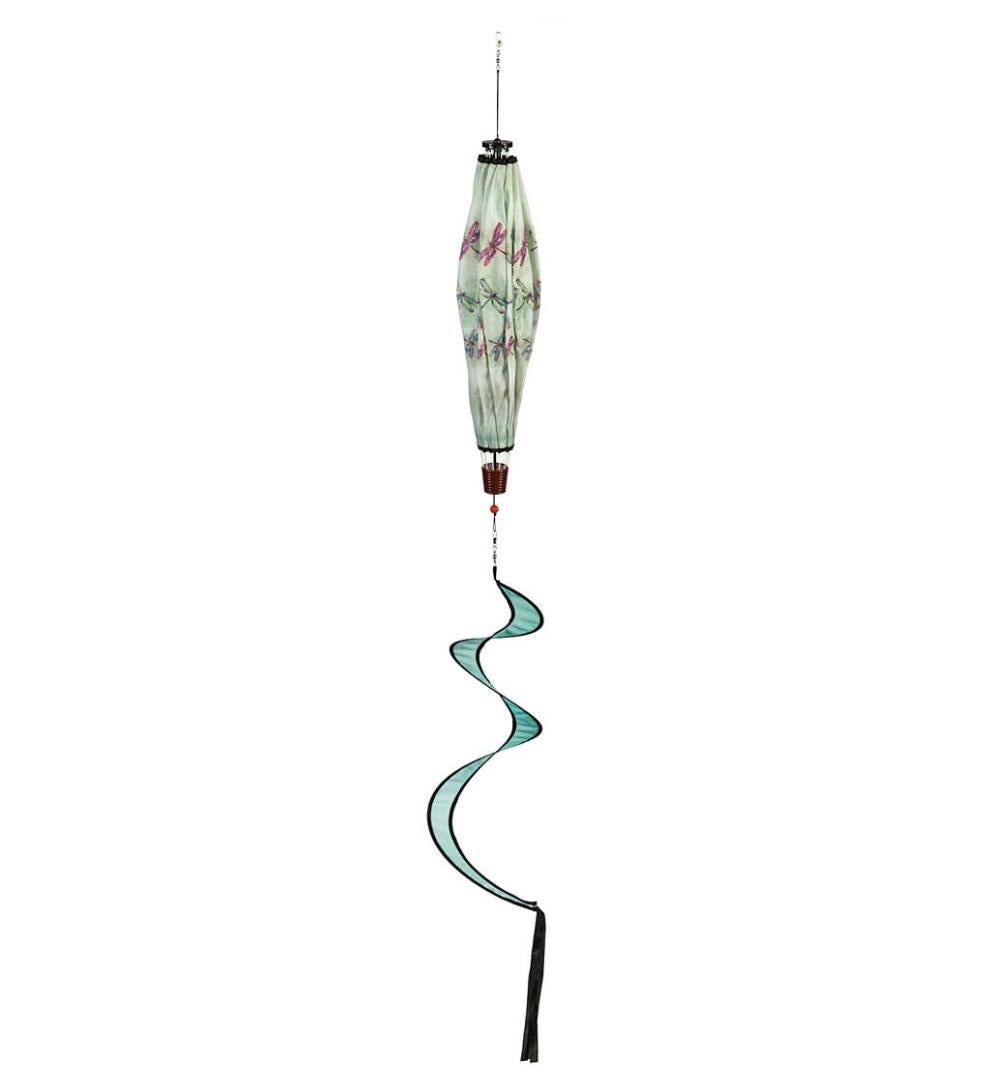 Plow & Hearth Decorative Garden Accents Yard & Garden Hot Air Balloon Wind Spinner - Butterfly